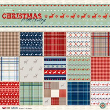 Set Papier Christmas In The Country 30 x 30 cm