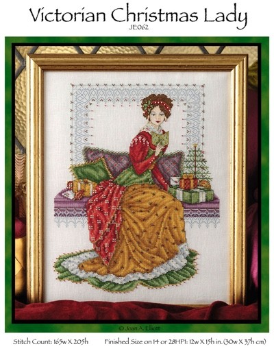 Victorian Christmas Lady