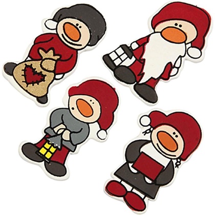 Stickers - Elfes de Noël 4x2,5 cm