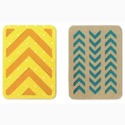Sizzix Thinlits Die Set 2PK - Cartes #3