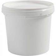 Récipient en plastique avec couvercle