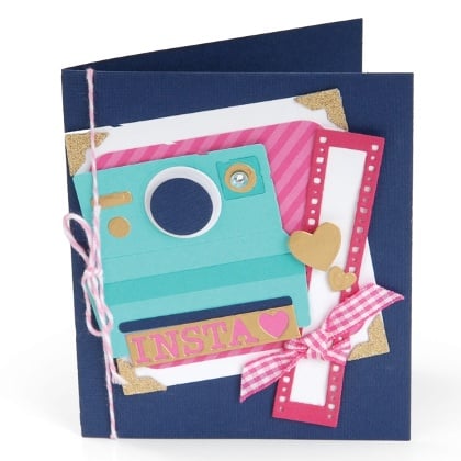 Sizzix Thinlits Die Set 16PK - Carte, Appareil Photo