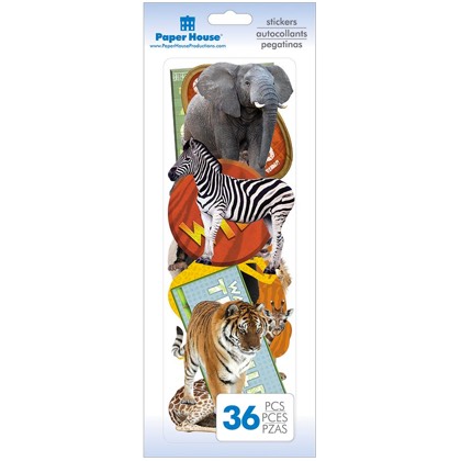 Décorations adhésives - Zoo