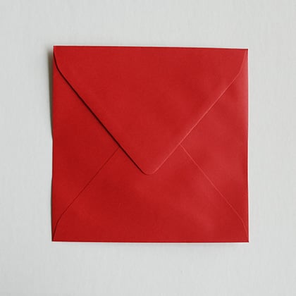 Enveloppe SQ - Rouge