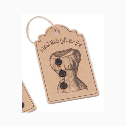 Étiquette Cadeaux - A Hand Made Gift For You - Corset
