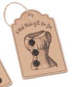 Étiquette Cadeaux - A Hand Made Gift For You - Corset