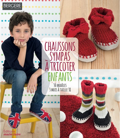 Chaussons sympas à tricoter - enfants