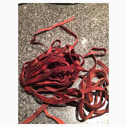 Poison Apple 1/4\" Velvet Ribbon (3 yards)