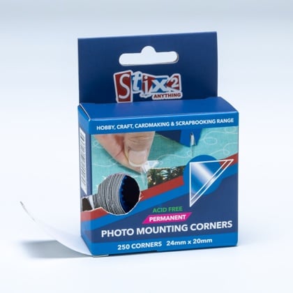 Coins adhésifs pour photos