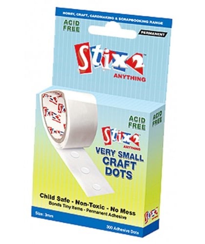 Petits cercles avec colle - Permanent 3 mm