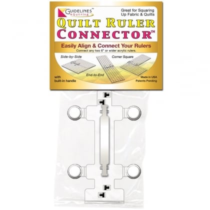 Connecteur règle pour quilting