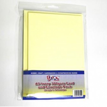 Cartons et Enveloppes A5 Ivoire