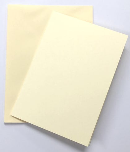 Cartons et Enveloppes Ivoire 12,7 cm x 17,7 cm