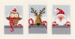 Trois tableaux - Christmas Buddies I