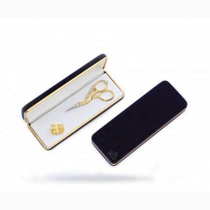 Ciseaux Cigogne et dé à coudre - Oro Collection - 9 cm