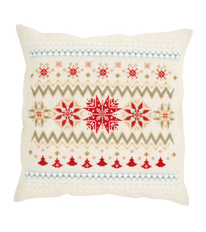 Coussin - Flocons de neige