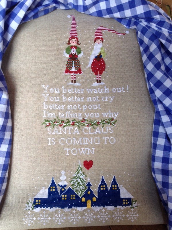 Santa Claus is coming de Lilli Violette - Grilles Point de Croix ...