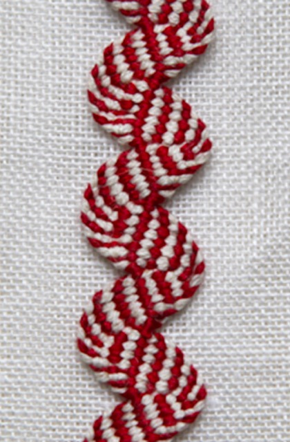 Galon Croquet - Rouge