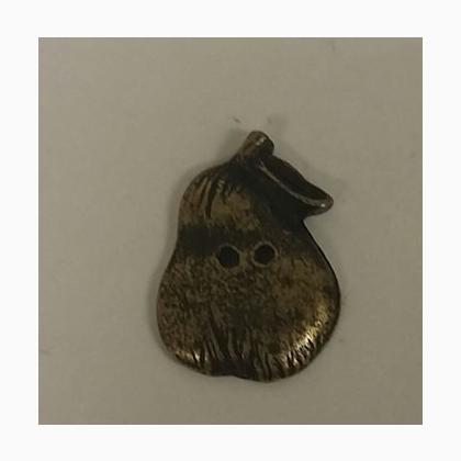 Olde Brass Button - Pear