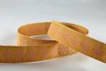 Ruban 'Brown Coloured Flower' 15mm - Rose