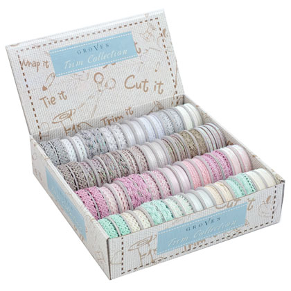Rubans et garnitures : mariage pastel