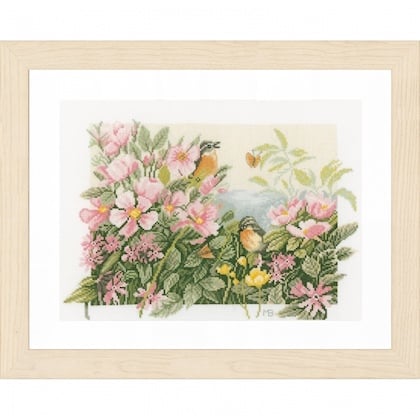 flowers and birds de lanarte - marjolein bastin - kit au point de