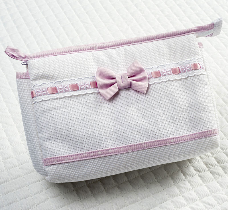 Trousse Sweet Little Stars - Rose de Filet - Enfants - Supports à broder -  Casa Cenina