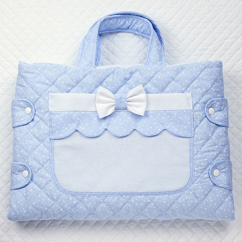 Sac a langer bleu ciel discount