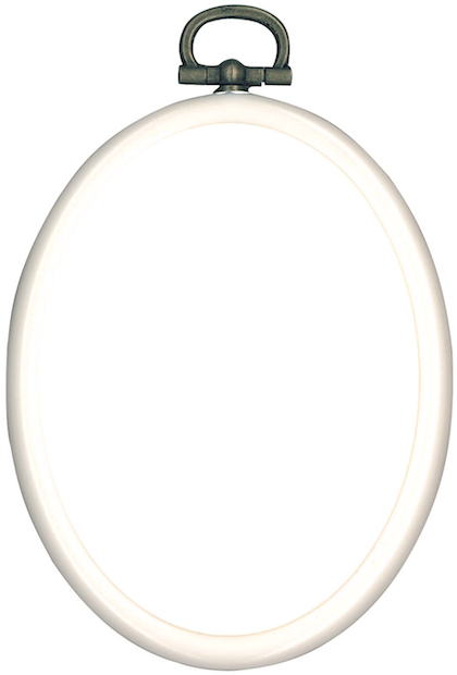 Cadre Permin 7x9 cm. - Blanc