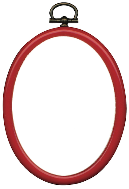 Cadre Permin 7x9 cm. - Rouge