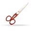 Ciseaux personnalisées Soft Touch 15 cm. - Conf. en faux cuir