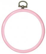 Cadre Permin Ø 8 cm. - Rose