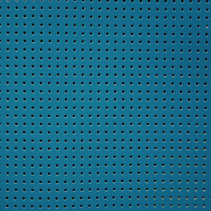 Support Vinyle laqué perforé - Bleu