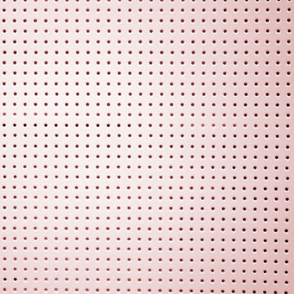 Support Vinyle laqué perforé - Rose