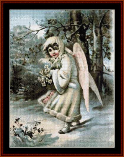 Vintage Art - Christmas Angel