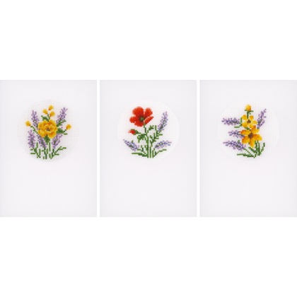 Cartes à broder : Flowers & Lavender