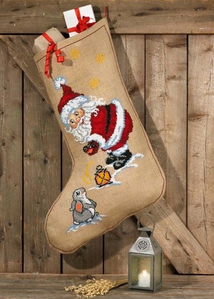 Chaussette de Noël - Elf & Rabbit
