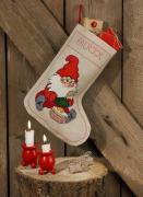 Chaussette de Noël - Elf with rice pudding