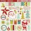 Étiquettes en carton Mistletoe Magic Noël 12 x 12