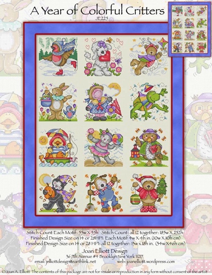 A Year of Colorful Critters