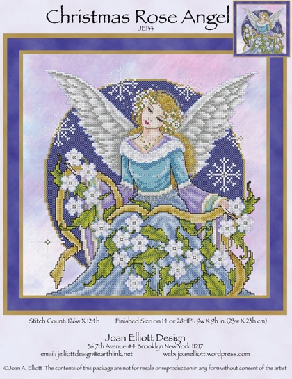 Christmas Rose Angel