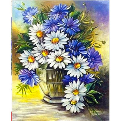 Daisies and Cornflowers
