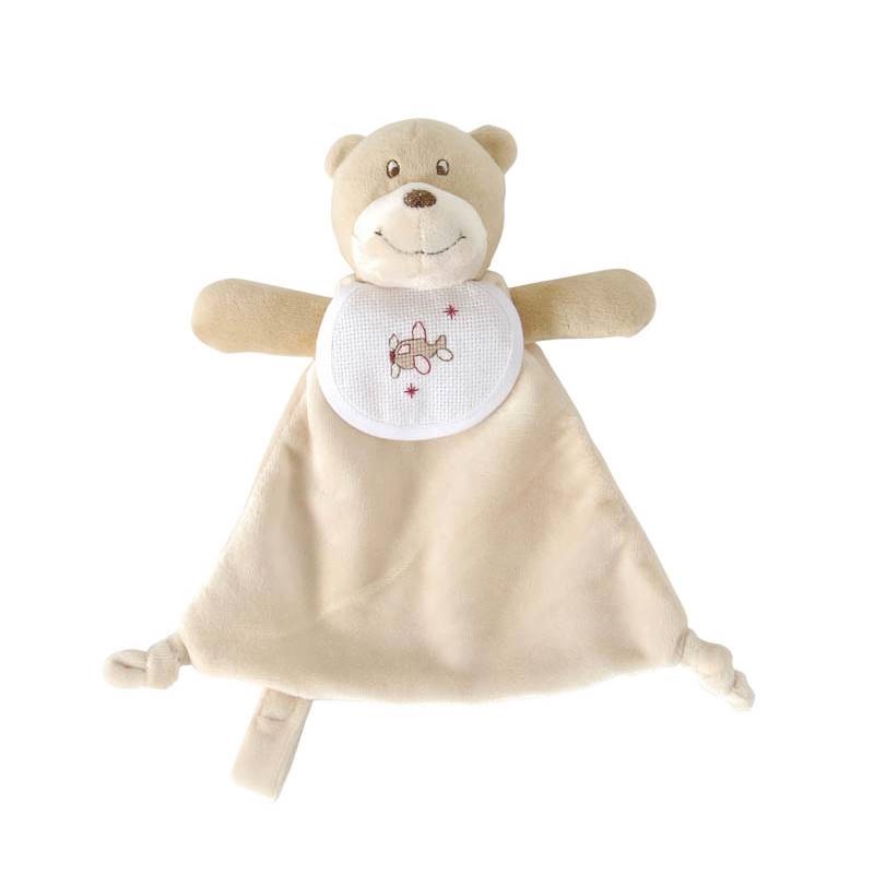 Doudou bébé blanc dès la naissance TEX BABY : le doudou à Prix Carrefour