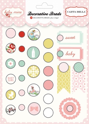 Attaches parisiennes décoratives - Baby Mine Girl