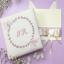 Coupon broderie traditionnelle Couronne de feuilles