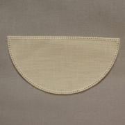 Napperon Demi cercle - Crème 22x11
