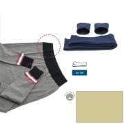 Bords en jersey de coton - Beige