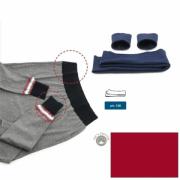 Bords en jersey de coton - Bordeaux