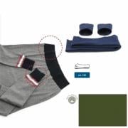 Bords en jersey de coton - Vert vif