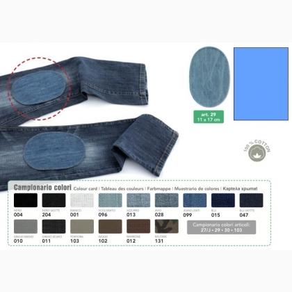 Pièces Thermocollantes Jeans - Azur